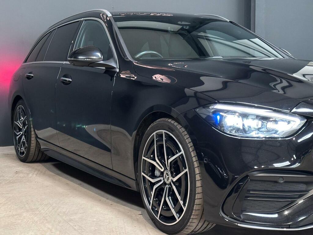 Mercedes-Benz C Class Estate 2.0 C300h Mhev Amg Line Premium Plus G-tr KS73FJN Black #2