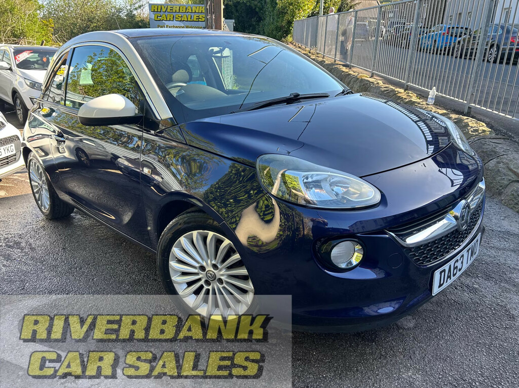 Vauxhall Adam 1.4I Glam Low Mileage Cheap Insurance Hatchbac Blue