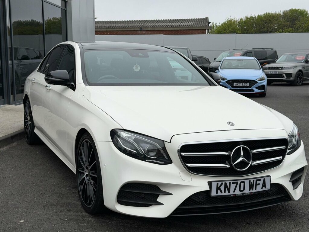 Mercedes-Benz E Class 2.0 E300d Amg Line Night Edition Premium Plus G- KN70WFA White #2