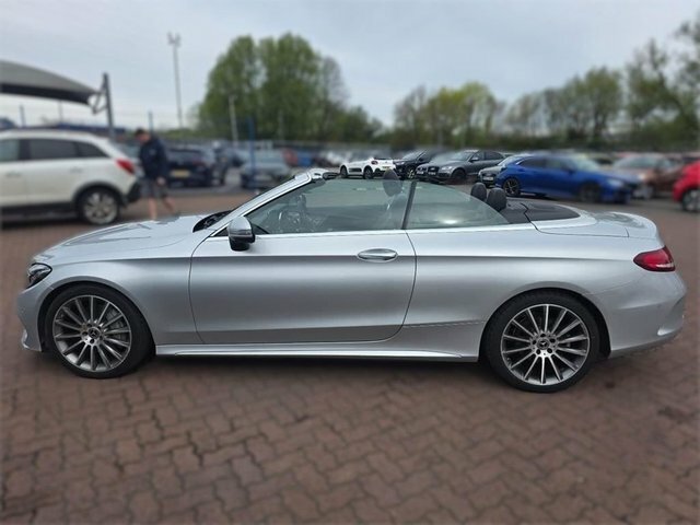 Mercedes-Benz C Class 2017 2.0 C300 Amg Line Premium Plus Cabriolet LH17AZR Silver #3