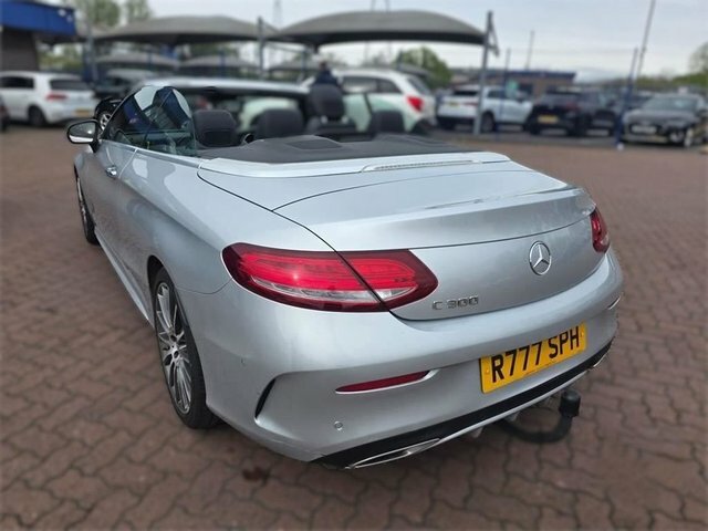 Mercedes-Benz C Class 2017 2.0 C300 Amg Line Premium Plus Cabriolet LH17AZR Silver #4