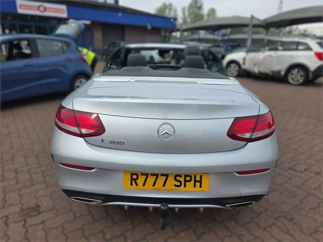 Mercedes-Benz C Class 2017 2.0 C300 Amg Line Premium Plus Cabriolet LH17AZR Silver #5