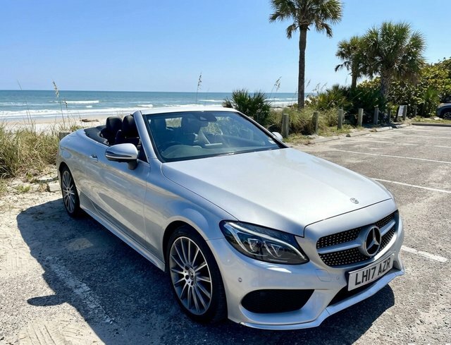 Mercedes-Benz C Class 2017 2.0 C300 Amg Line Premium Plus Cabriolet Silver