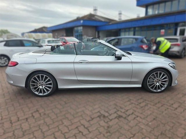 Mercedes-Benz C Class 2017 2.0 C300 Amg Line Premium Plus Cabriolet LH17AZR Silver #6