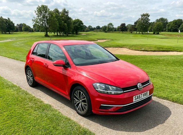 Volkswagen Golf 2017 1.4 Tsi Bluemotion Tech Se Nav Hatchback Red