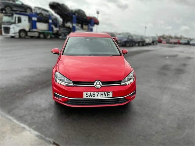 Volkswagen Golf 2017 1.4 Tsi Bluemotion Tech Se Nav Hatchback SA67HVE Red #3