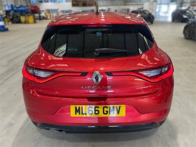 Renault Megane 2016 1.5 Dci Dynamique S Nav Hatchback ML66GMV Red #6