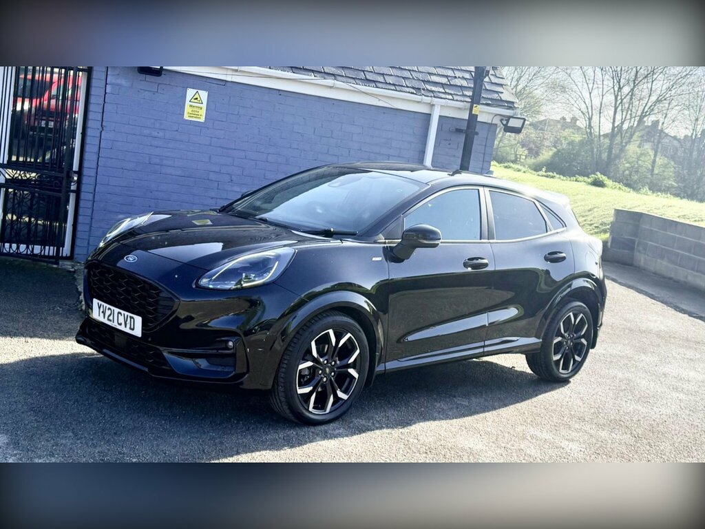 Ford Puma 1.0T Ecoboost Mhev St-line X Euro 6 Ss YV21CVD Black #2