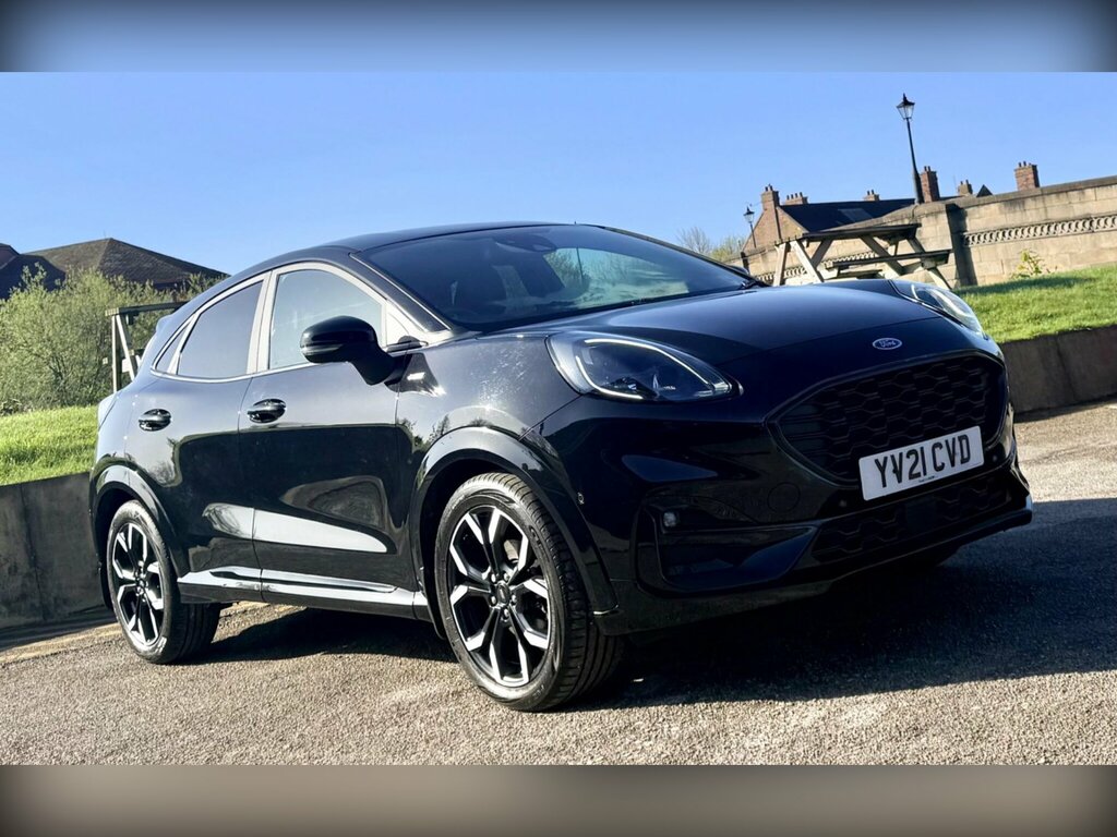 Ford Puma 1.0T Ecoboost Mhev St-line X Euro 6 Ss YV21CVD Black #3