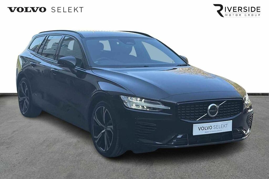 Volvo V60 2.0 T6 350 Recharge Phev Plus Dark Awd Black #2