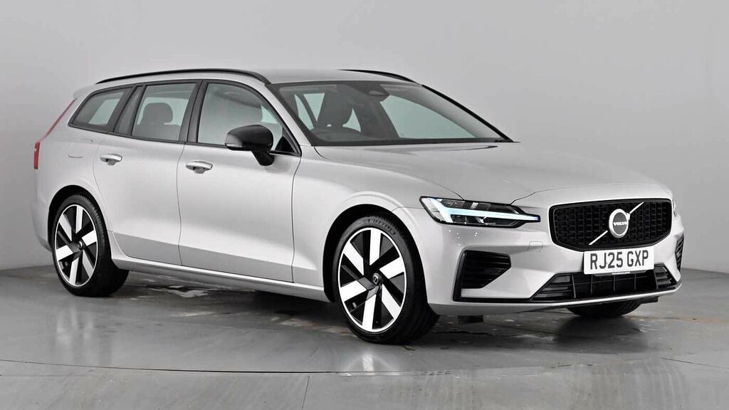 Volvo V60 Plus Dark T6 Awd Plug-in Hybrid Keyless Heated Sea Silver