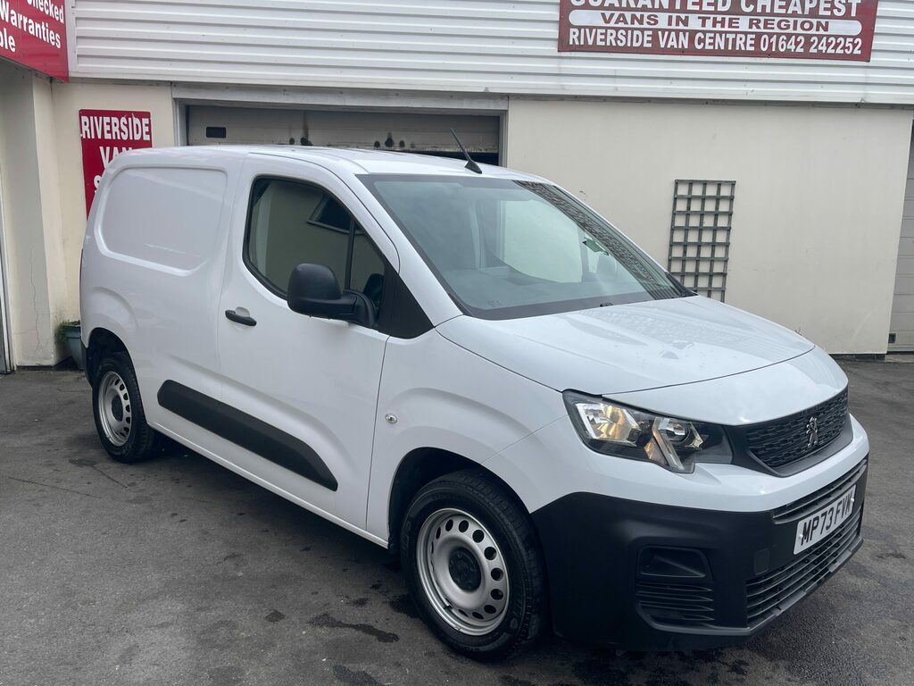 Peugeot Partner 1.5 Partner Professional Premium Bhdi 100.6 Bhp MP73FVM White #4