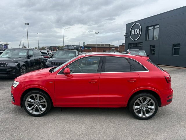 Audi Q3 Tdi S Line Plus MA66TVZ Red #3