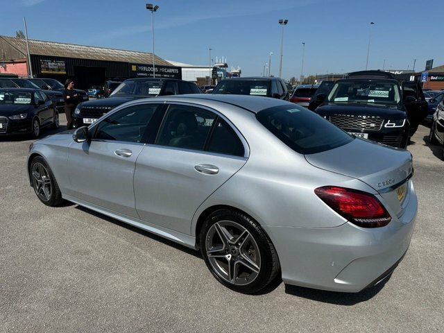 Mercedes-Benz C Class C220d Amg Line Premium KL68ZVV Silver #4