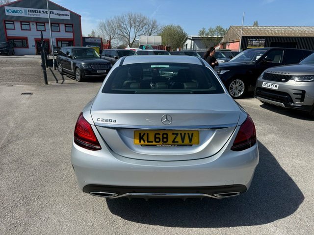Mercedes-Benz C Class C220d Amg Line Premium KL68ZVV Silver #6