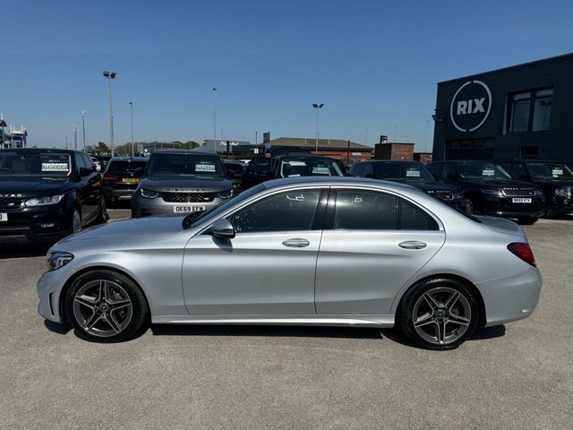 Mercedes-Benz C Class C220d Amg Line Premium KL68ZVV Silver #3