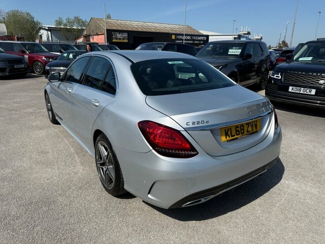 Mercedes-Benz C Class C220d Amg Line Premium KL68ZVV Silver #5