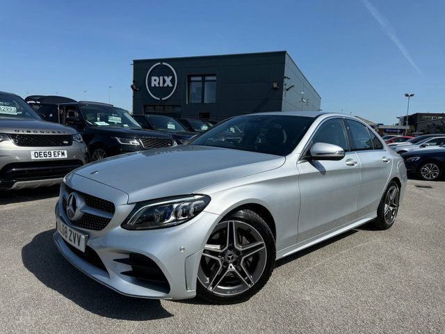 Mercedes-Benz C Class C220d Amg Line Premium KL68ZVV Silver #2