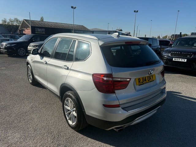 BMW X3 18D Se Suv RJ14UKY Silver #5