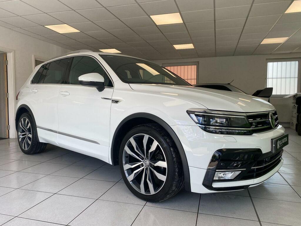 Volkswagen Tiguan Suv 2.0 Tdi Bluemotion Tech R-line Dsg 4Motion Eur MK17ZWN White #2