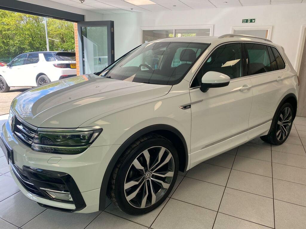 Volkswagen Tiguan Suv 2.0 Tdi Bluemotion Tech R-line Dsg 4Motion Eur MK17ZWN White #6