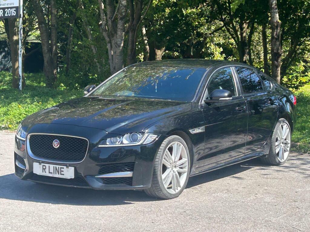 Jaguar XF 2.0D R-sport Euro 6 S S WJ66EVU Black #4