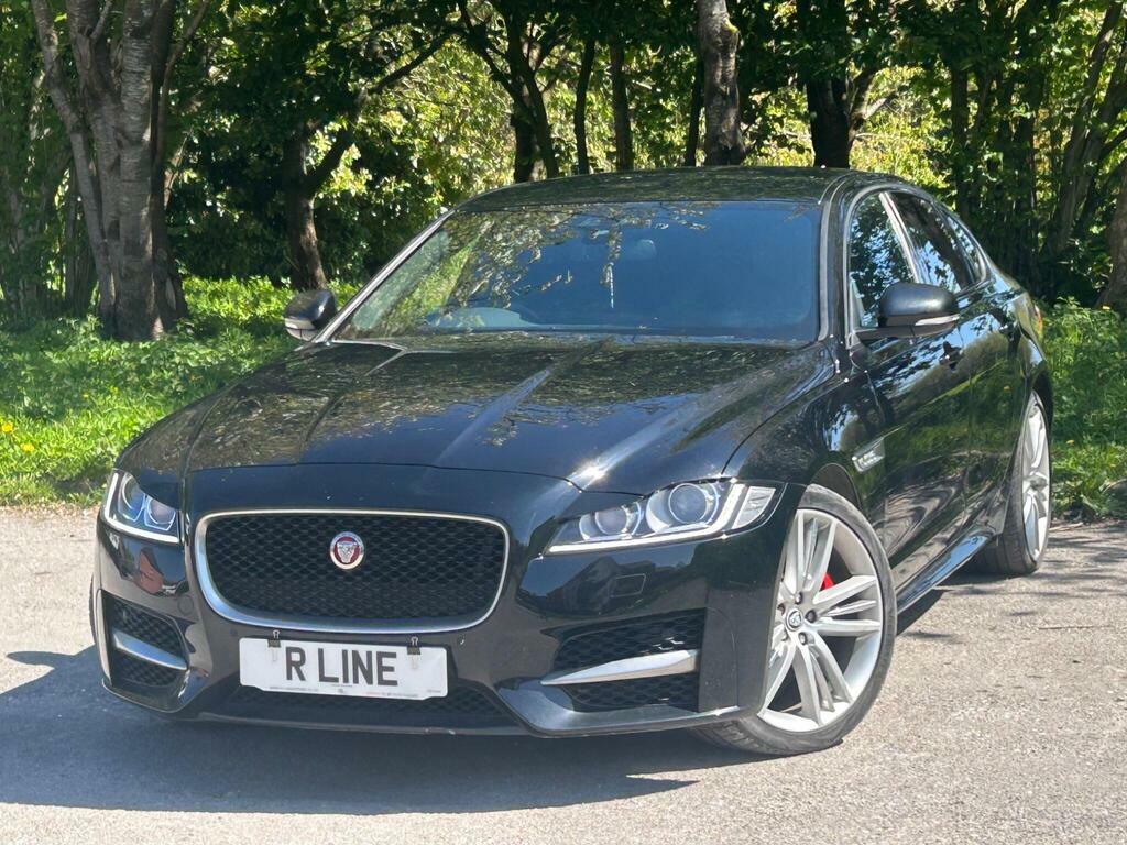 Jaguar XF 2.0D R-sport Euro 6 S S WJ66EVU Black #2