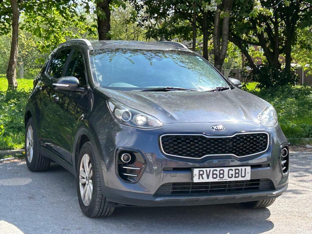 Kia Sportage 1.7 Crdi 2 Euro 6 S S RV68GBU Silver #2