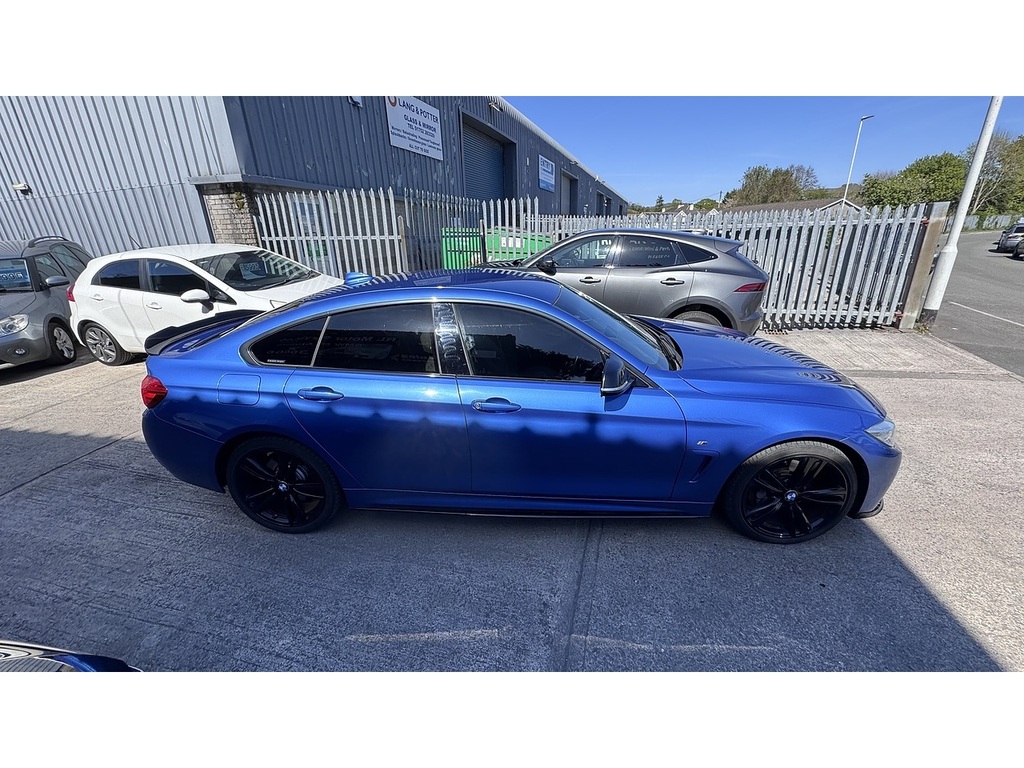 BMW 4 Series Gran Coupe 435D M Sport SA15DNF Blue #2