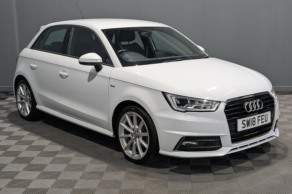 Audi A1 1.4 Tfsi S Line Sportback S Tronic Euro SW18FEU White #3