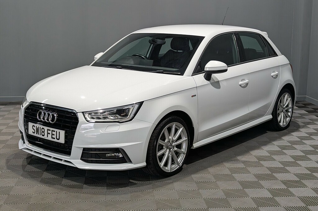 Audi A1 1.4 Tfsi S Line Sportback S Tronic Euro SW18FEU White #5