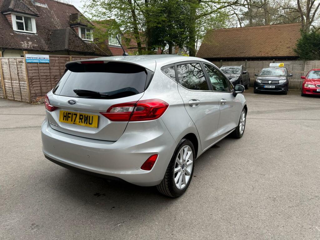 Ford Fiesta 1.0T Ecoboost Titanium Euro 6 S S HF17RWU Silver #4