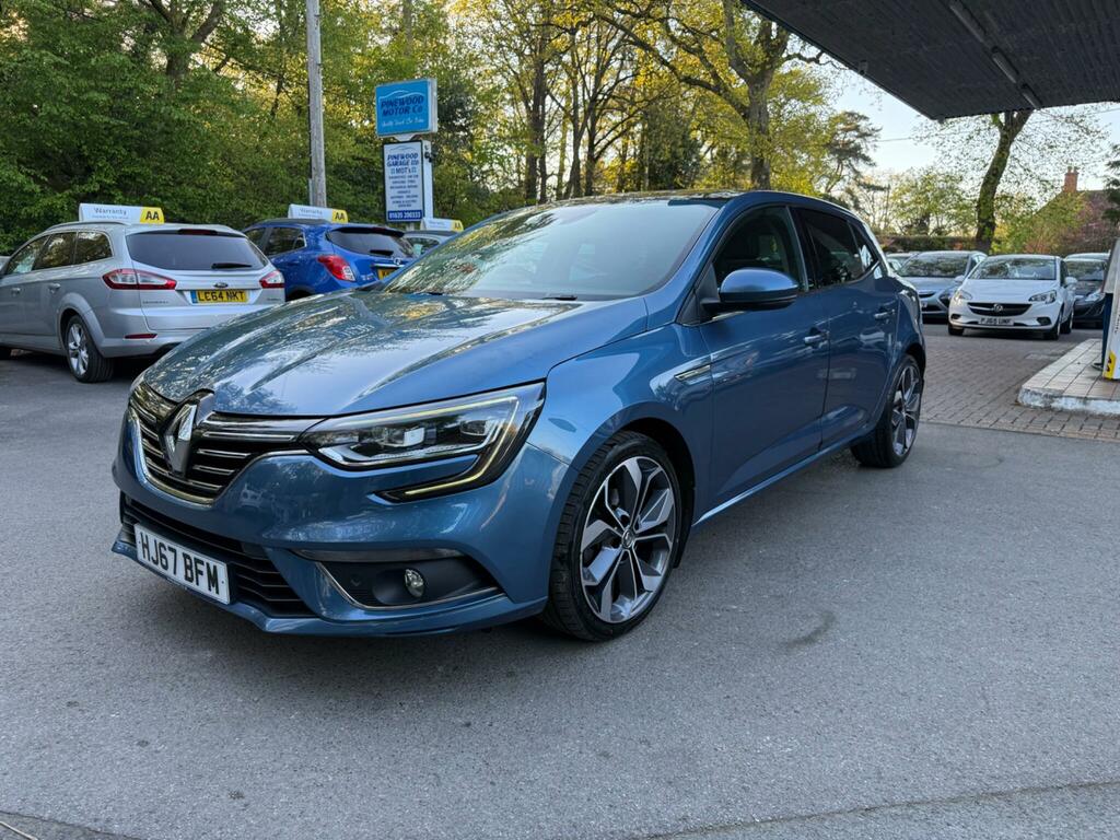 Renault Megane 1.2 Tce Signature Nav Euro 6 S S HJ67BFM Blue #3