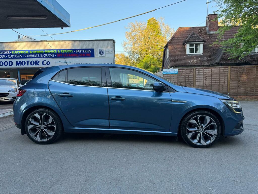 Renault Megane 1.2 Tce Signature Nav Euro 6 S S HJ67BFM Blue #5
