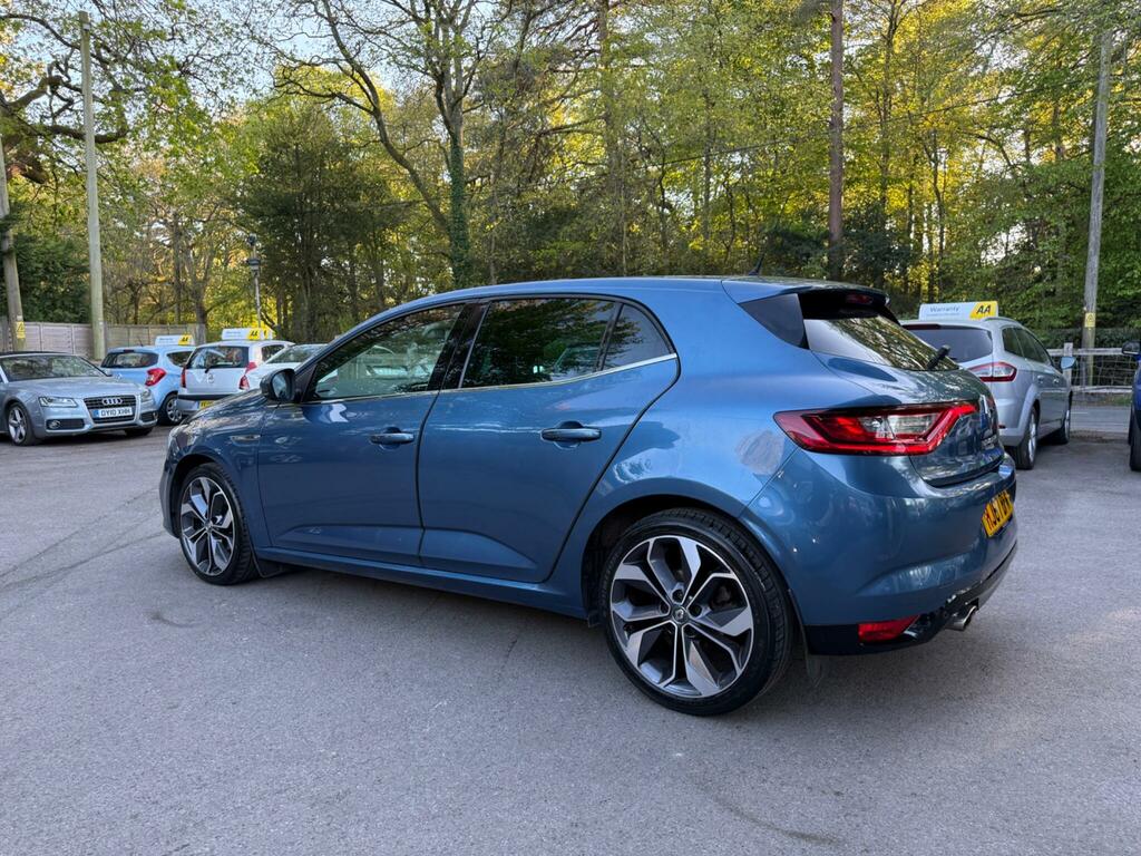 Renault Megane 1.2 Tce Signature Nav Euro 6 S S HJ67BFM Blue #2