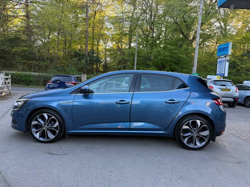 Renault Megane 1.2 Tce Signature Nav Euro 6 S S HJ67BFM Blue #6