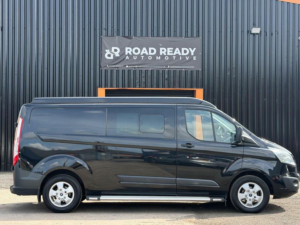 Ford Transit Custom Camper Van 2.2 Tdci 310 Trend L1 H1 201313 YM13FHF Black #3