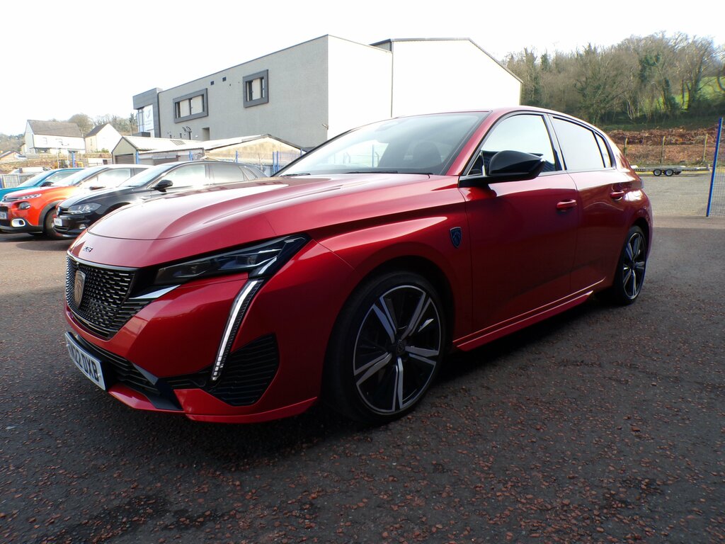 Peugeot 308 2022 Peugeot 308 1.6 Ss Gt Premium Hybrid Red #4