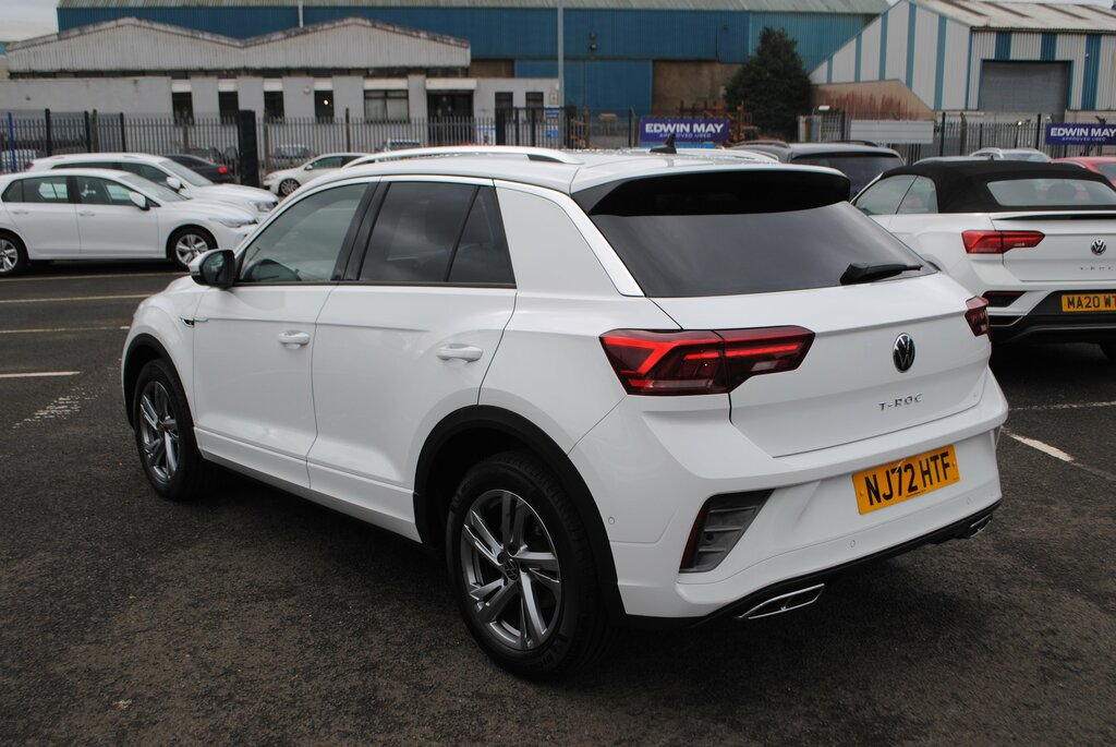 Volkswagen T-Roc 2022 Volkswagen T-roc 1.5 R-line Tsi Dsg NJ72HTF White #6