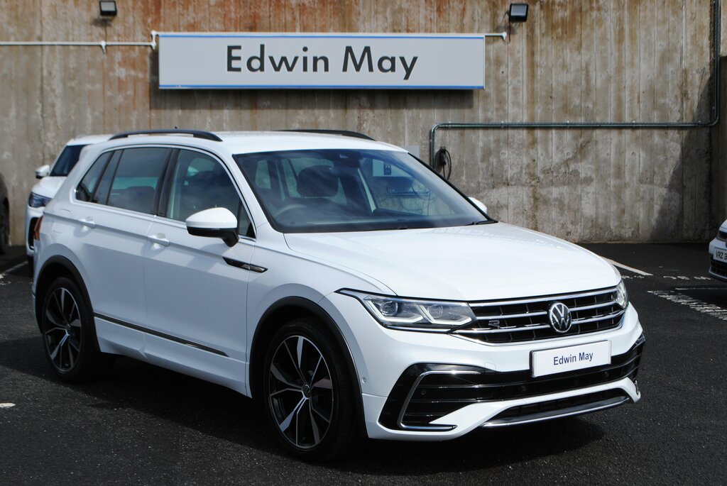 Volkswagen Tiguan 2021 Volkswagen Tiguan 2.0 R-line Tdi Dsg White