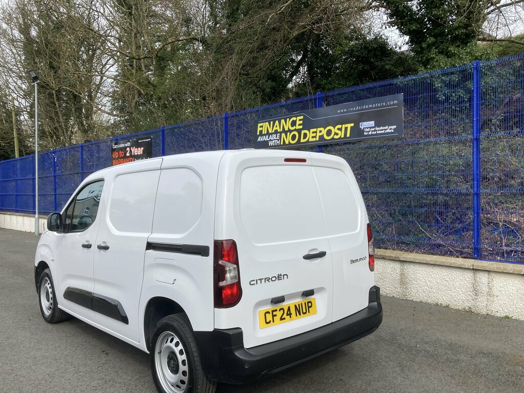 Citroen Berlingo Ex.vat 2024 Citroen Berlingo 1.5 Bhdi M Enterprise CF24NUP White #4