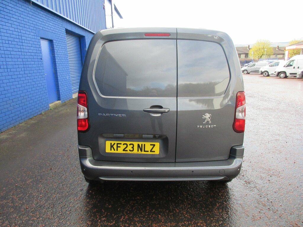 Peugeot Partner Ex.vat 2023 Peugeot Partner 1.5 Bluehdi Asphalt Pr KF23NLZ Grey #4