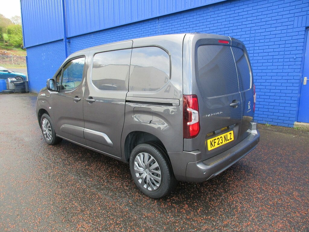 Peugeot Partner Ex.vat 2023 Peugeot Partner 1.5 Bluehdi Asphalt Pr KF23NLZ Grey #5
