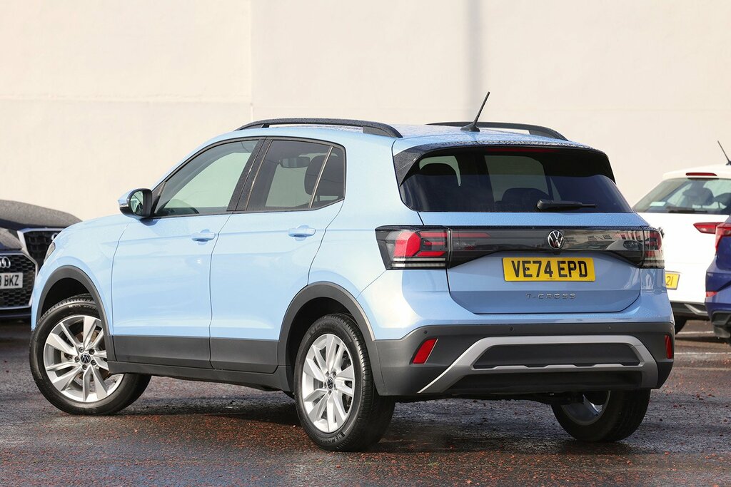 Volkswagen T-Cross 2025 Volkswagen T-cross 1.0 Match Tsi VE74EPD Blue #3