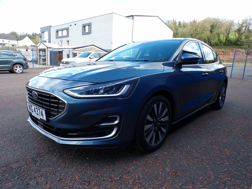 Ford Focus 2022 Ford Focus 1.5 Titanium Vignale Ecoblue WIG4374 Blue #5