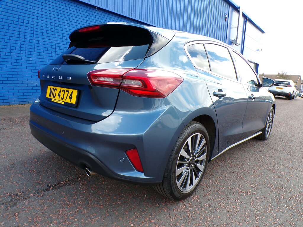 Ford Focus 2022 Ford Focus 1.5 Titanium Vignale Ecoblue WIG4374 Blue #3