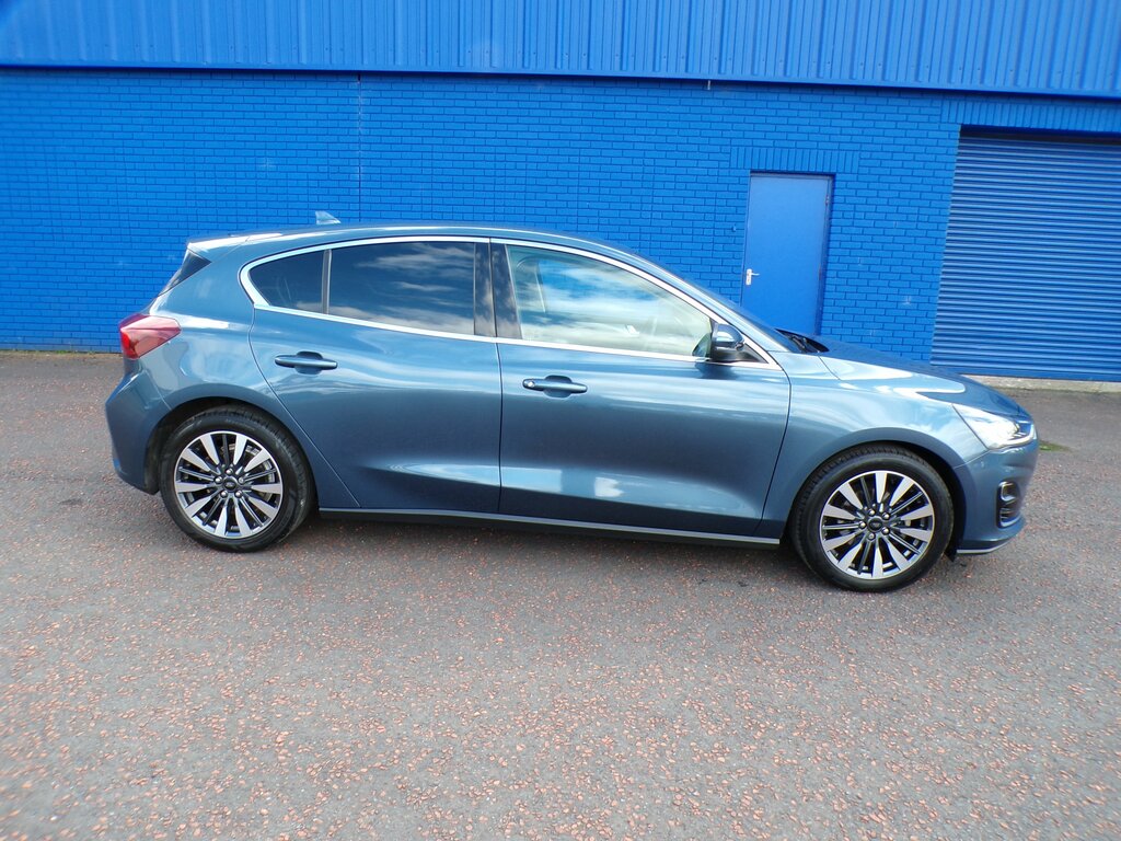 Ford Focus 2022 Ford Focus 1.5 Titanium Vignale Ecoblue WIG4374 Blue #4