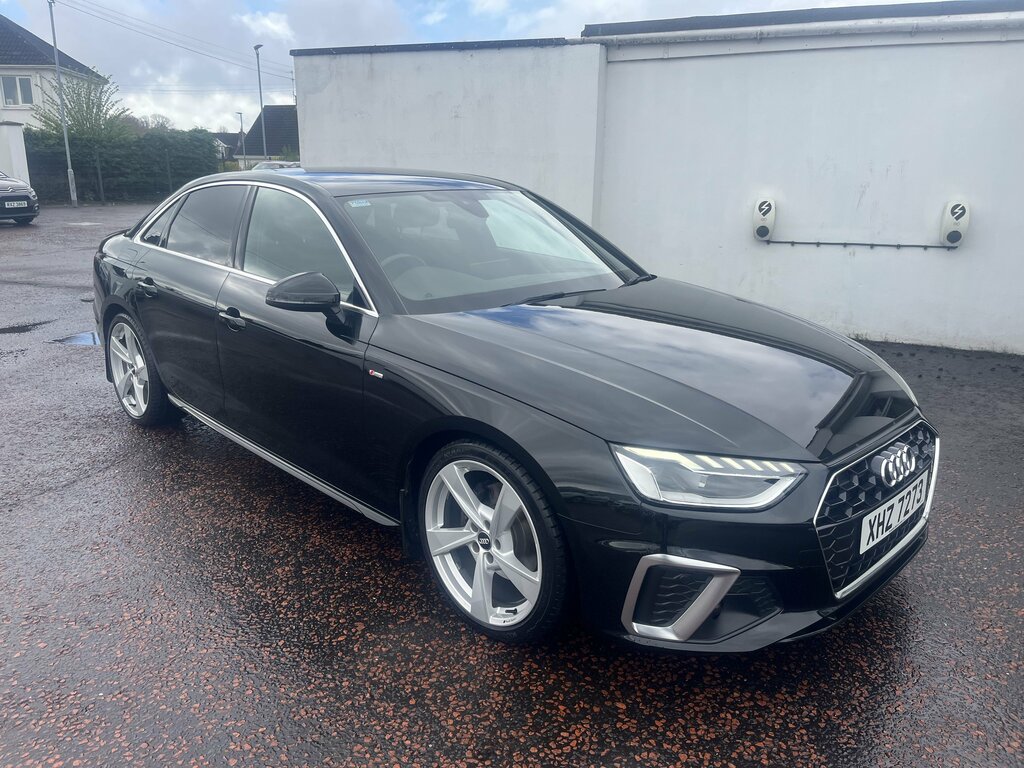 Audi A4 2020 Audi A4 2.0 Tfsi S Line Mhev XHZ7273 Black #3