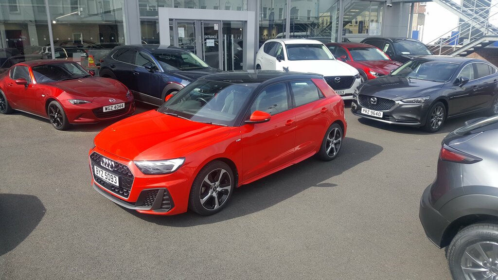 Audi A1 2022 Audi A1 1.0 Sportback Tfsi S Line BYZ5093 Red #2