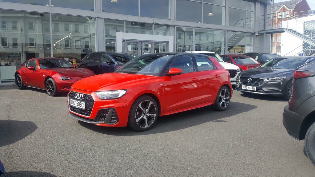 Audi A1 2022 Audi A1 1.0 Sportback Tfsi S Line Red